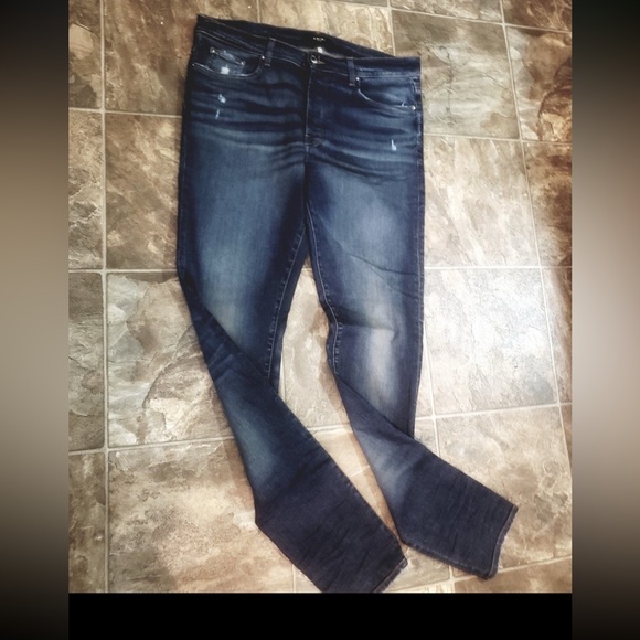 Amiri stack nwot raw denim beautiful 30w 34.5”ins rip rhq - Picture 1 of 15